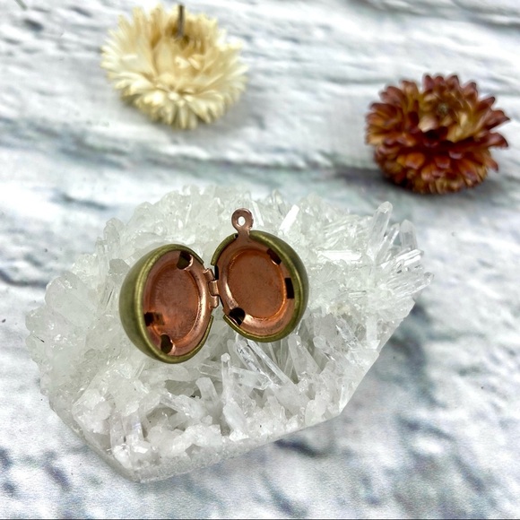 Witchy Love Bundle Rose Quartz Pendulum Vint Heart Locket Witchcraft Spell Bag - Picture 5 of 6